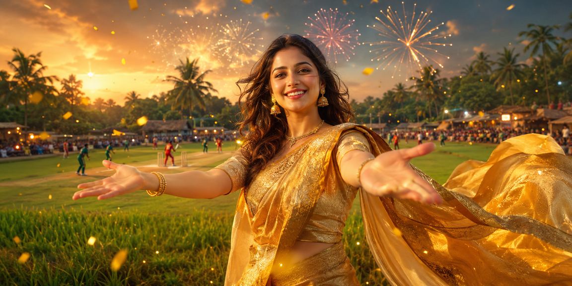 গাজীপুরে ক্রিকেট বেটিংয়ের জন্য ঐতিহ্যবাহী শাড়ি পড়া তারুণ্যের দৃশ্য